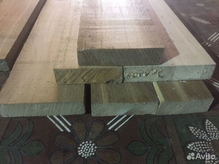 Доска обрезная дуб 40мм толщиной