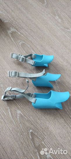 Набор: силиконовые намордники-уточка для собак