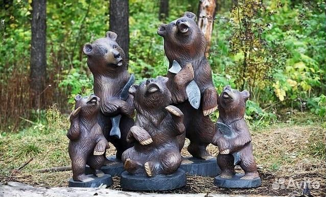 Скульптуры, резьба по дереву, арнамент