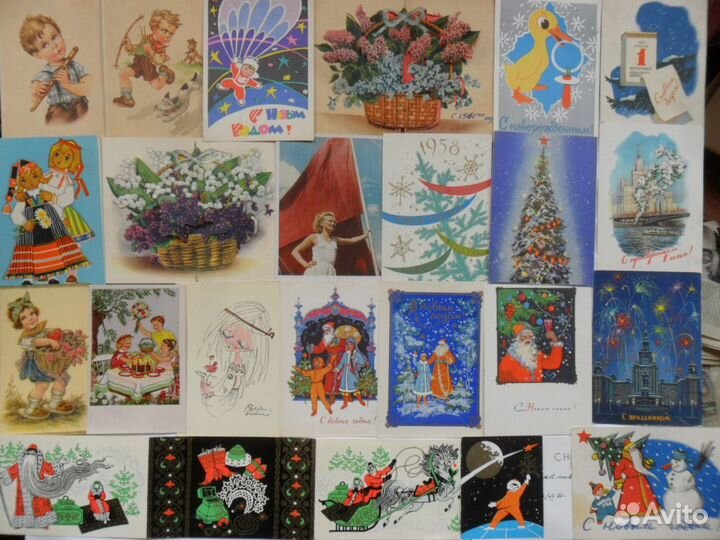 Советские новогодние, праздники 1950х-60х годов