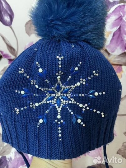 Шапки для девочки 5-7 лет
