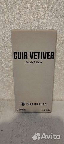 Мужская туалетная вода cuir vetiver, yves rocher