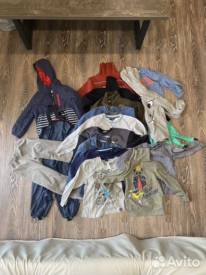 Одежда пакетом для мальчика 110 116