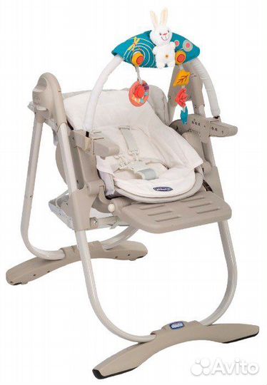 Стульчик для кормления chicco polly magic