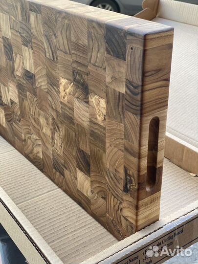 Доска разделочная торцевая тик