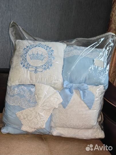 Бортики-подушки в детскую кроватку