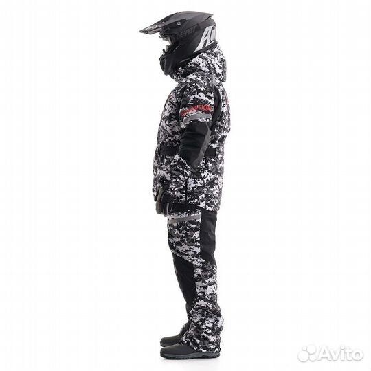 Куртка снегоходная Dragonfly expedition Camo-Red