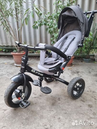 Детский велосипед с родительской ручкой