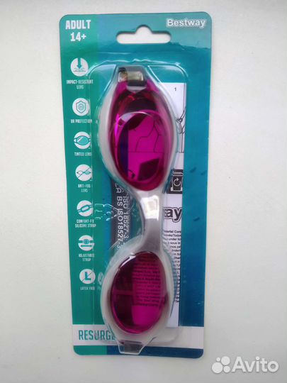 Очки для плавания 14+ для взрослых