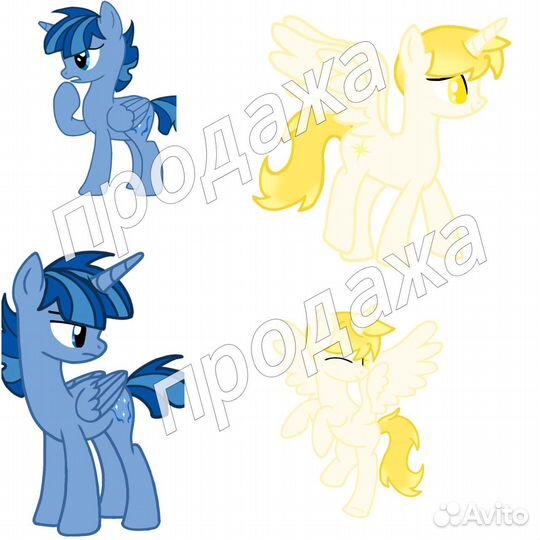Продажа ос персонажей мой маленький пони mlp