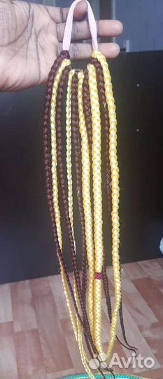 Афрохвост на резинке и Афрорезинки