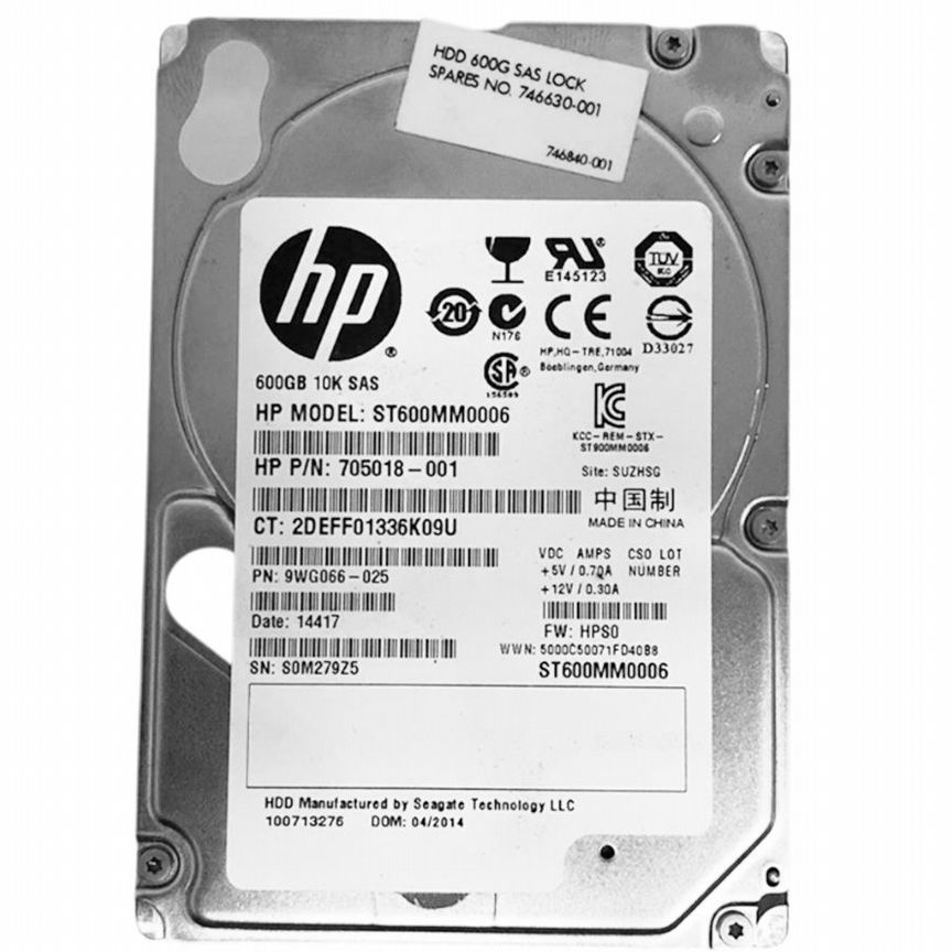 [A2Z21AA] Жесткий Диск Hp 600gb Sas 2,5" Hdd A2z21aa