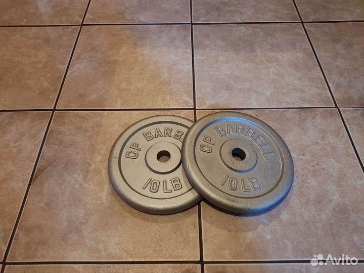 Гантеля разборная