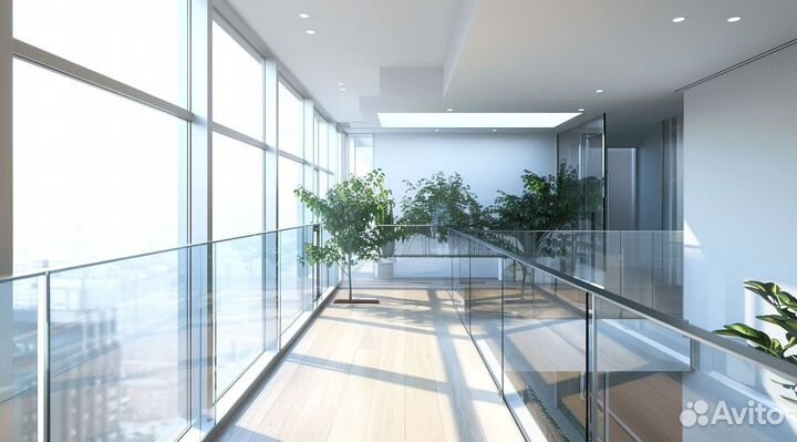 Ограждения для лестниц из стекла с гарантией