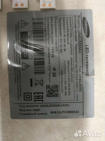 Запчасти Samsung ue40j5550au