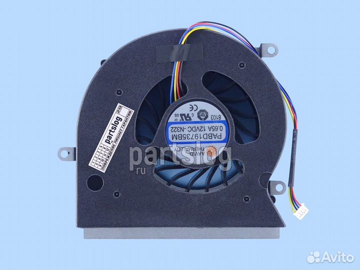 Вентилятор для MSI GT62, GT62VR, 16L1, 16L2 12V 4