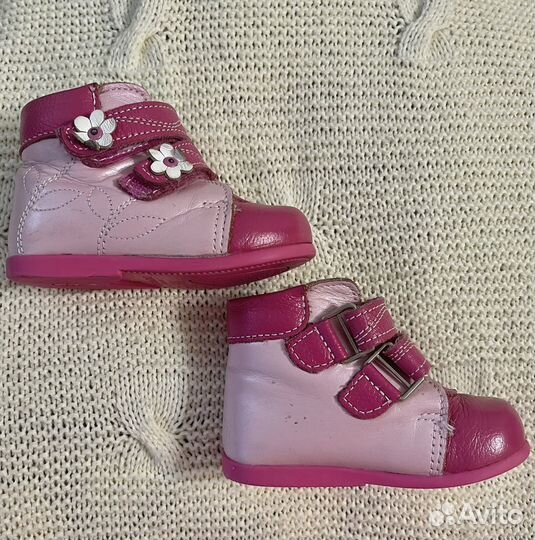 Ботинки 19 кожаные