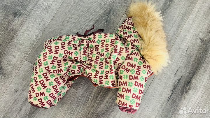 Зимний комбинезон для небольшой собаки