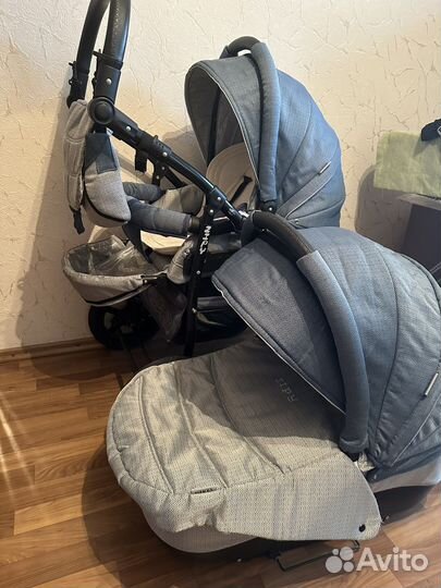 Коляска zippy лен 2в1