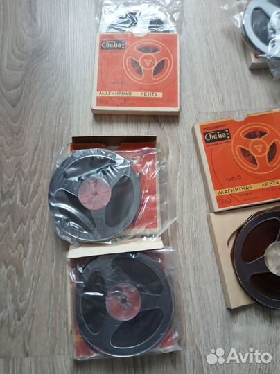 Винтажные катушки с лентой