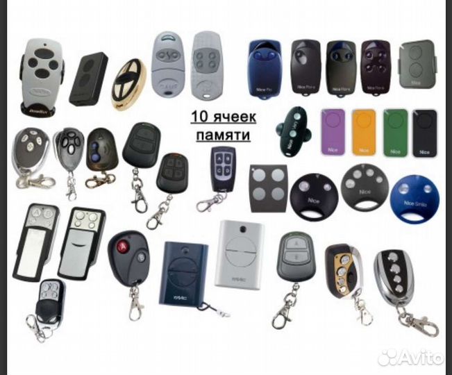 Пульт для ворот, шлагбаума, рольставни