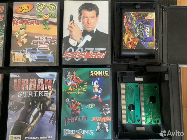 Картриджи для приставки Sega (обновлено)