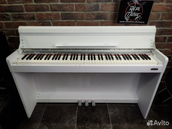 Белое Цифровое пианино с крышкой для муз школы