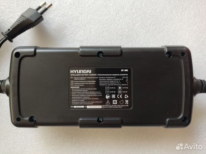 Зарядное устройство Hyundai HY 400 6/12V