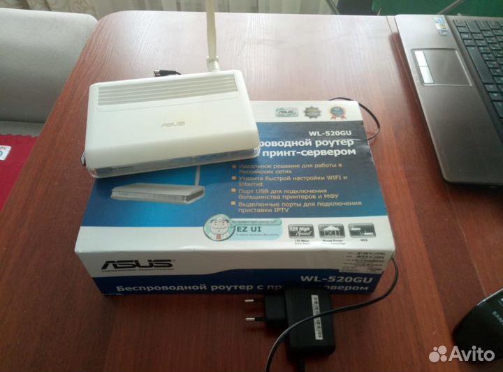 Wi-Fi роутер Asus WL-520GU