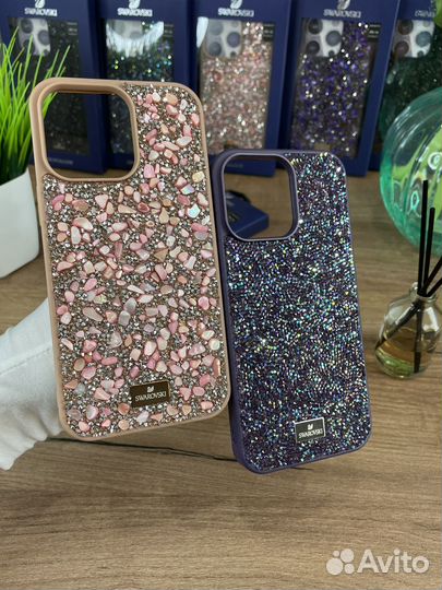 Чехол Swarovski на iPhone 14 Pro Max Оригинал