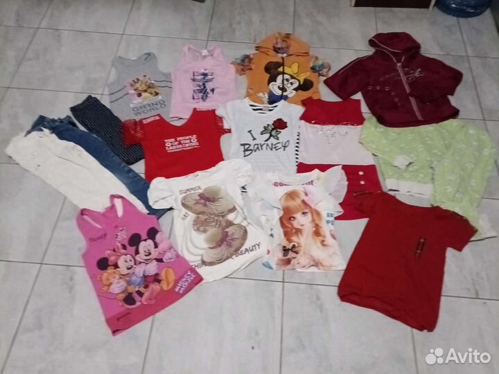 Вещи пакетом на девочку 4-6 лет