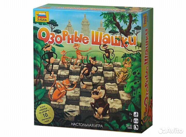 Настольная игра Озорные шашки (41076)