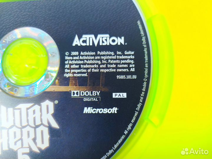 Диск для Xbox 360 Guitar Hero 5 б/у с гарантией