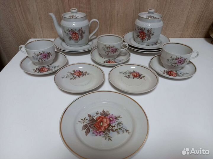 Столовые сервизы и стекло СССР - части