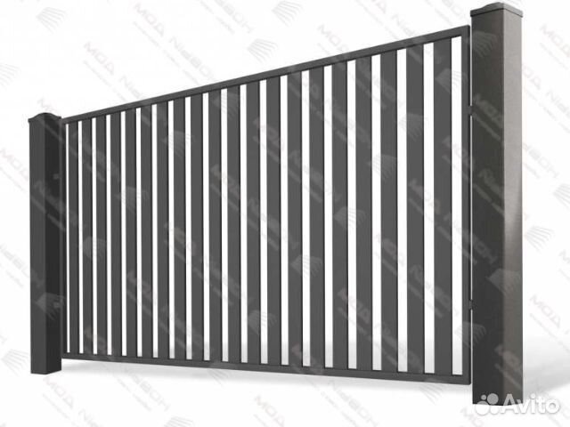 Забор из металла Классика