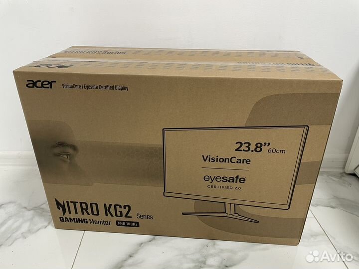 Игровой монитор Acer Nitro KG 2 /24 180г ips новый