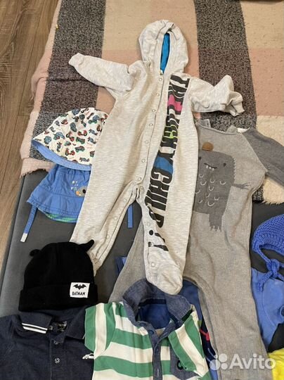 Деткие вещи пакетом 9-12