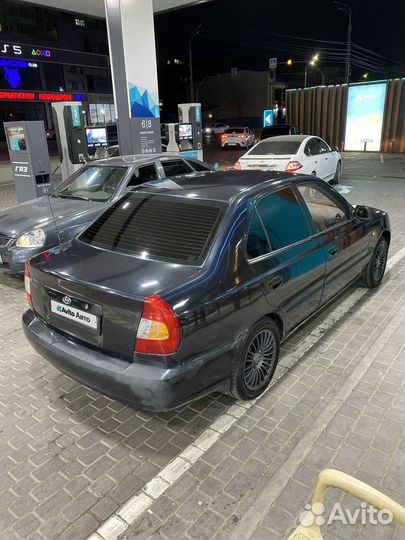 Hyundai Accent 1.5 МТ, 2006, битый, 281 000 км