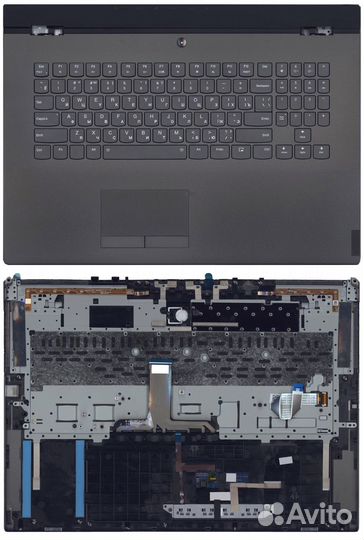 Топ-кейс+клавиатура Lenovo Legion Y740-17 серый