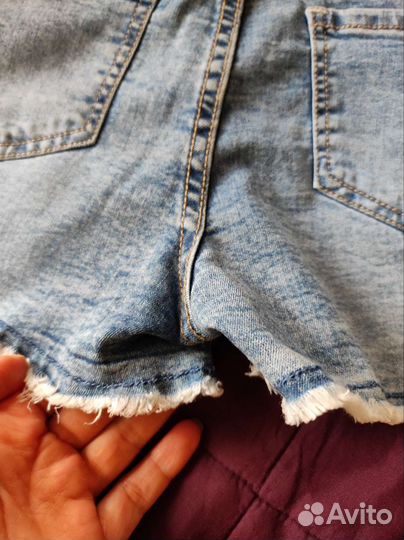 Джинсовые шорты для девочки 116 122
