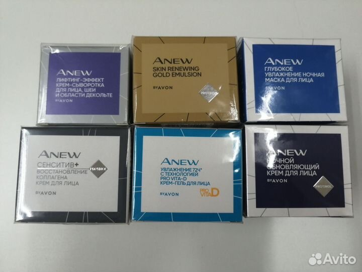 Avon крем для лица, для тела, крем-суфле