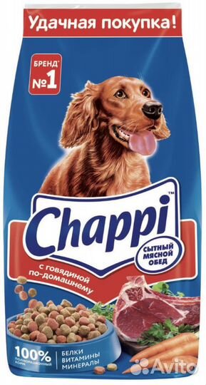 Chappi 15кг сухой корм