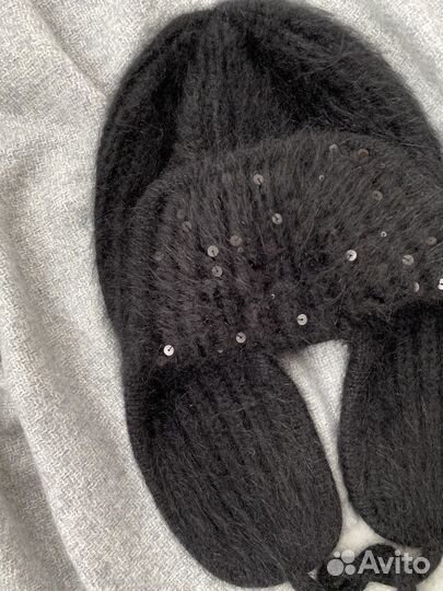 Ушанка из пуха норки