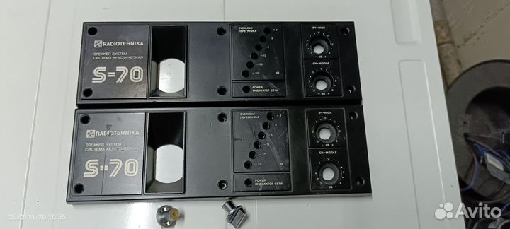 Лицевая панель Радиотехника S-70