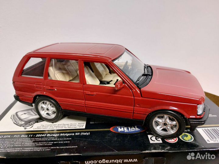 Модель автомобиля Range Rover 1:24