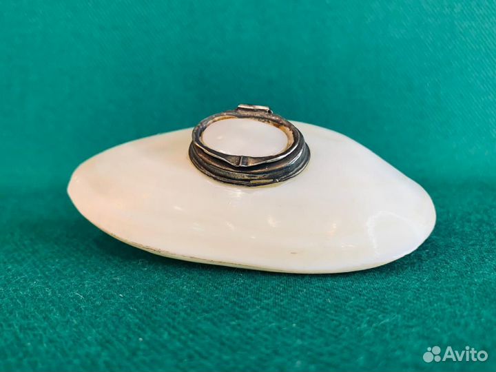 Старинная таблетница Ракушка