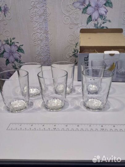 Набор 6 стеклянных стаканов