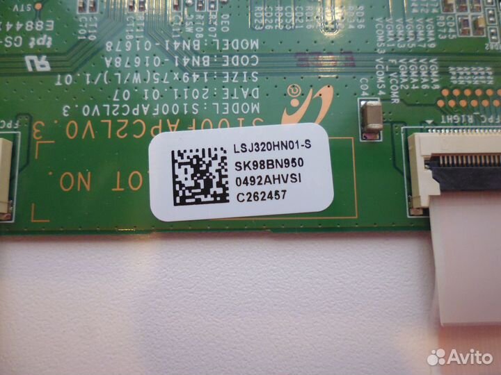 T-con S100fapc2LV0.3 от UE32D5000PW