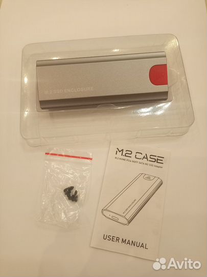 Корпус M.2 case для SSD M.2 NVMe/Sata