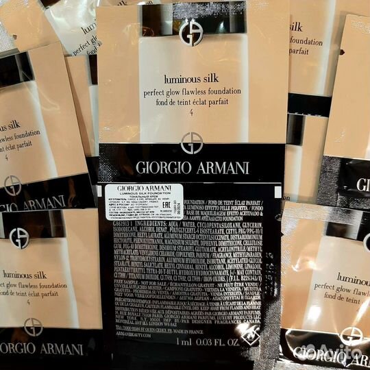 Пробники тональный крем: диор, живанши, армани